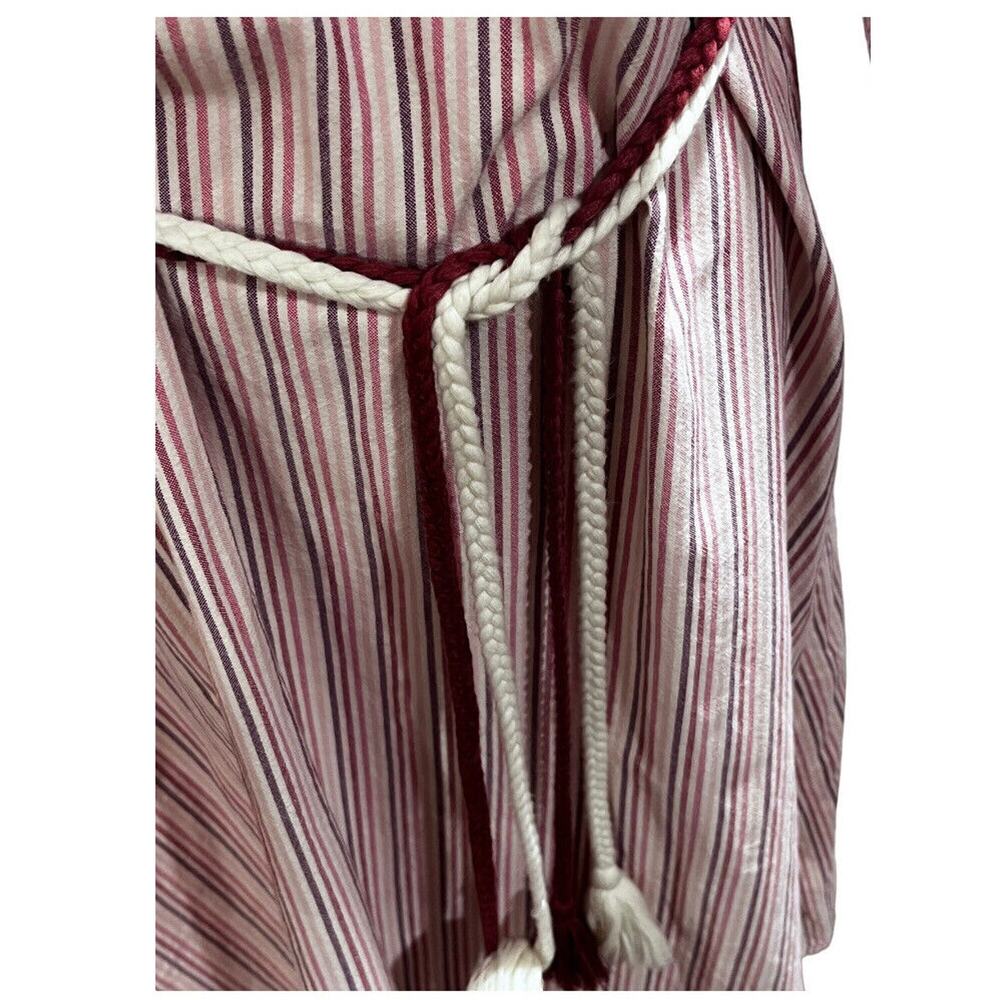 The GREAT Women's Derby Cotton Oversized Midi Dress‎ In Sunset Stripe sz 2 Med - Picture 7 of 16